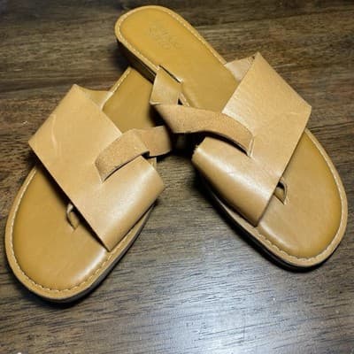 Franco Sarto Leather Sandals Sz 8.5