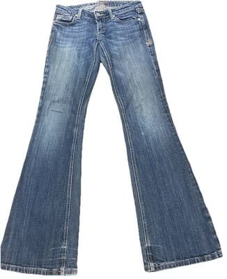 Miss Me Mid Rise Flare Stretch Jeans Sz 27x29 Pre-Owned