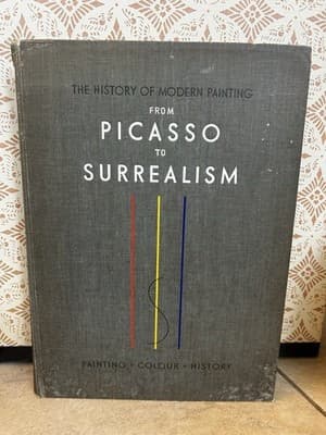 History of Modern Painting Picasso to Surrealism Albert Skira Art Book HC 1950