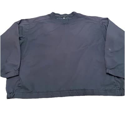 Nike Golf Pullover Windbreaker Mens Navy V-Neck Lightweight Jacket XL Nike Logo
