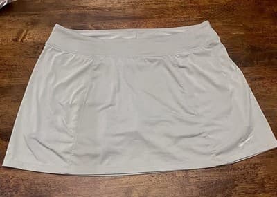 Nike Golf Dri Fit Ladies Skort Gray XL Tennis Pickleball Activewear