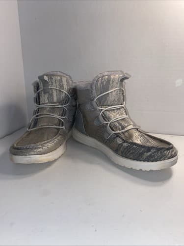 Hey Dudes Lea Ankle Fur Lined Booties Women’s Sz 9