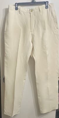 Trevero Mens Silk Linen Dress Pants Lightweight Tailored Slacks Resort Vaca