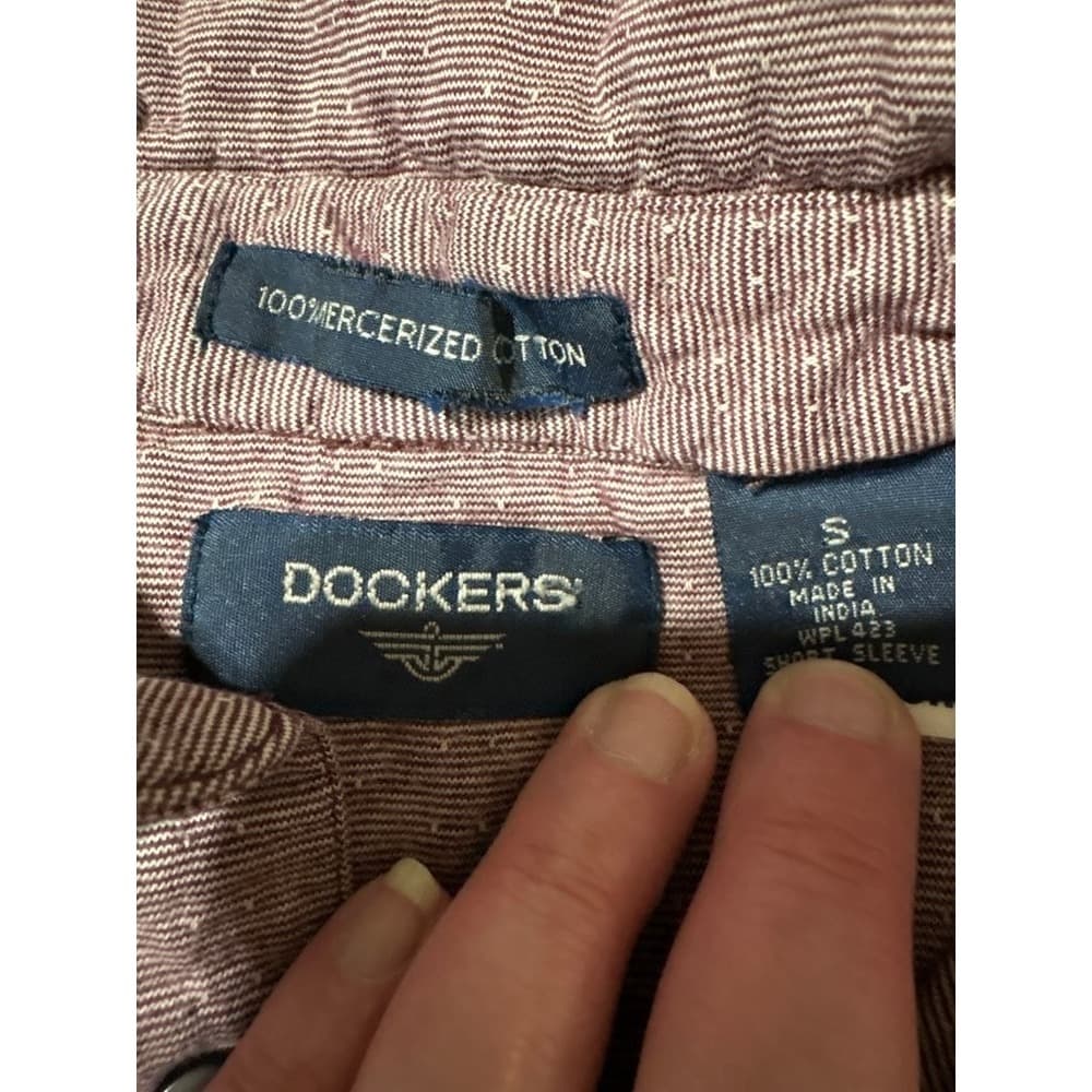 Dockers Men's Polo Shirt in Maroon