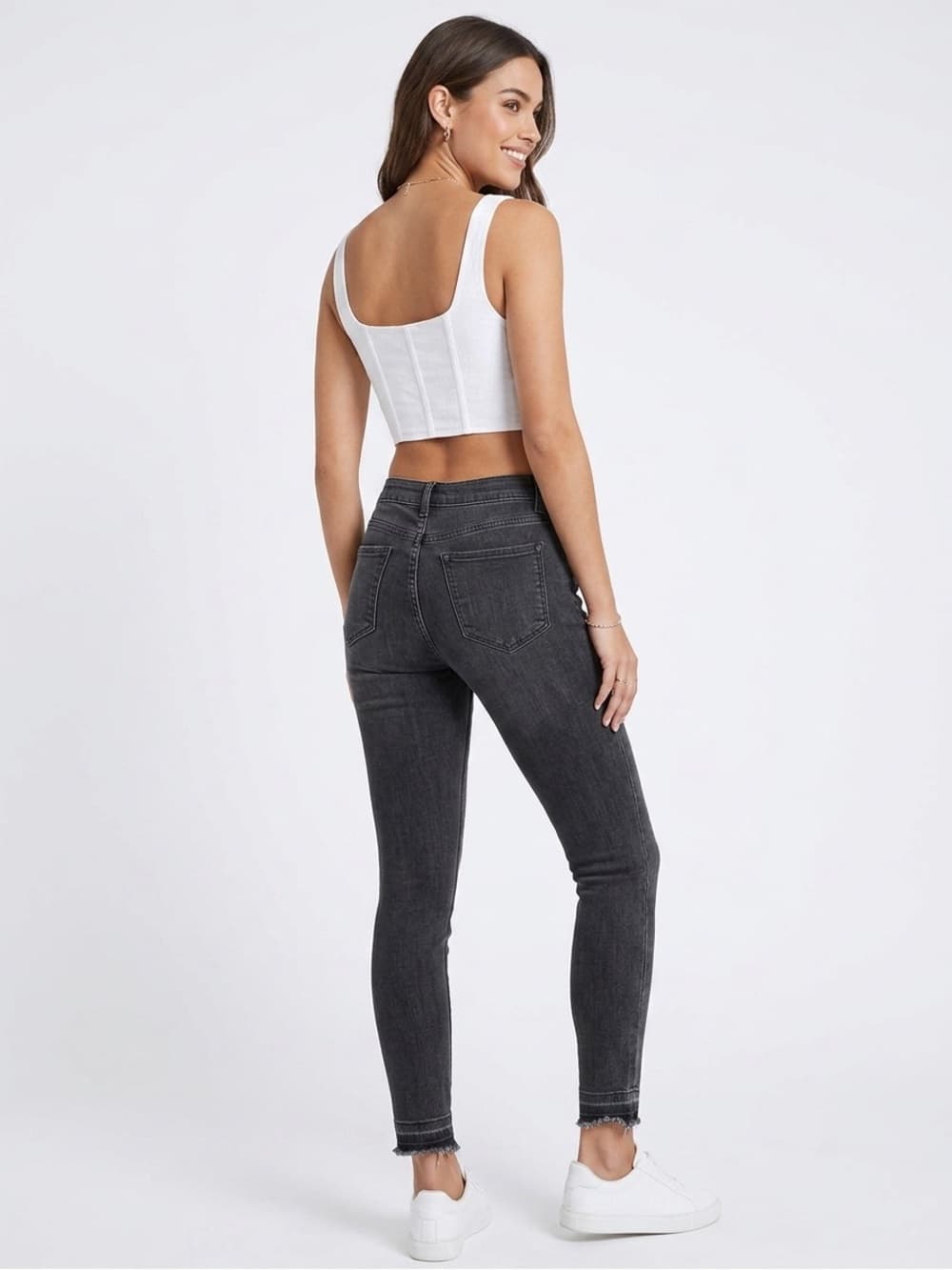 Banana Republic Skinny Jeans in Washed Charcoal