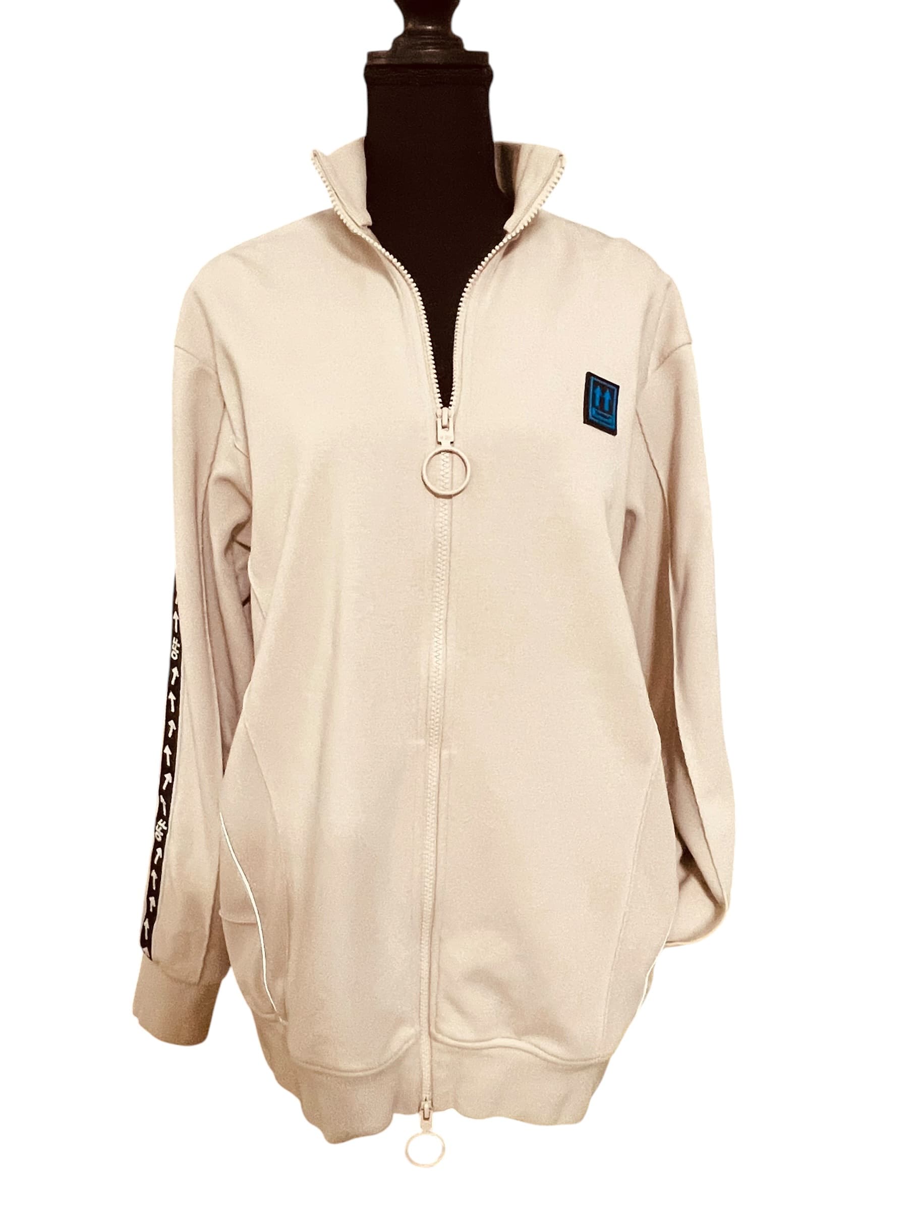 Off-White C/O Virgil Abloh Men’s Full Zip Sweat Jacket