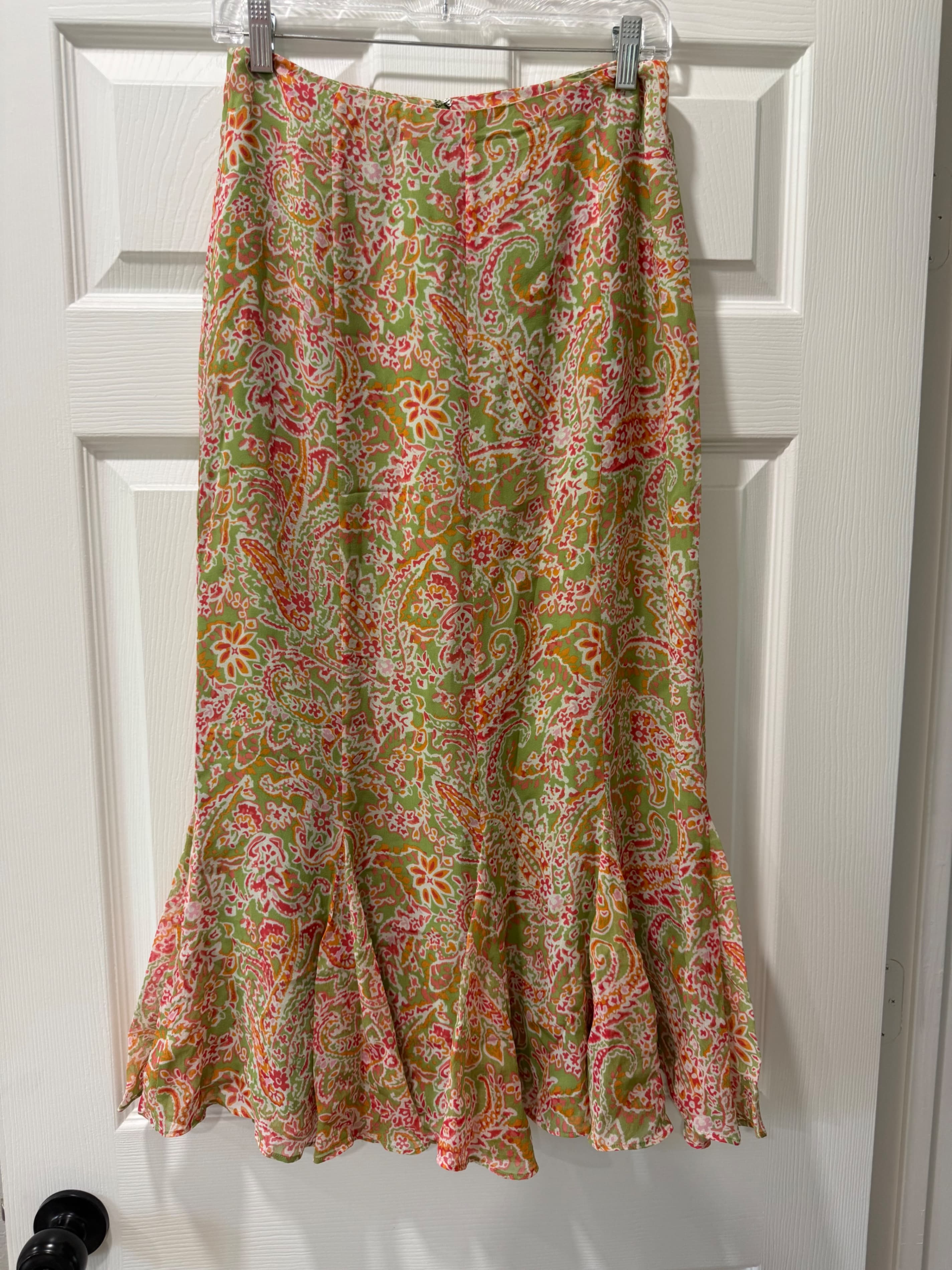 Harold's Silk Floral Skirt Size 2