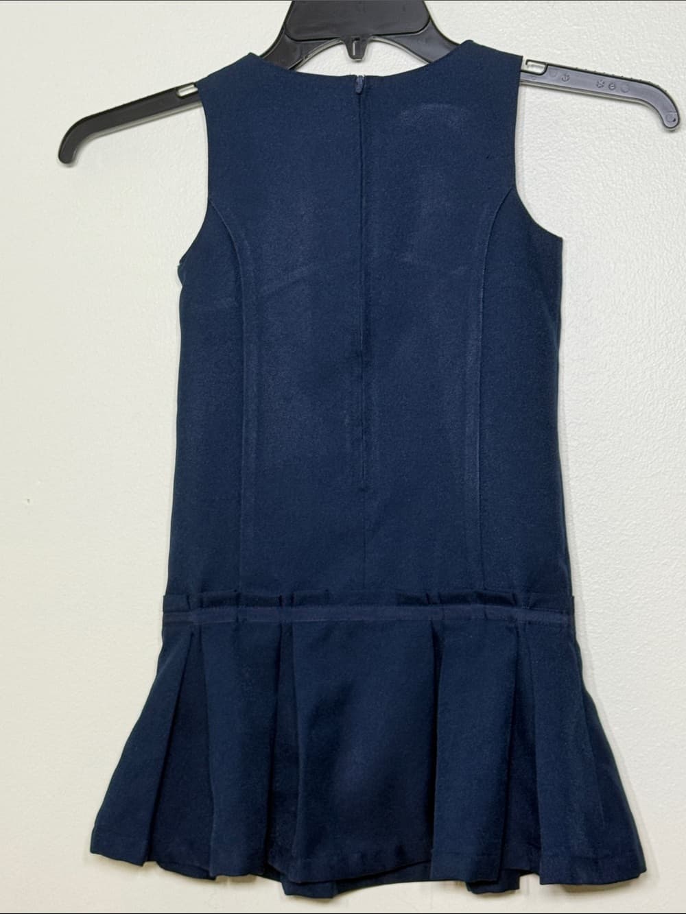 Wonder Nation Navy Pleated Hem School Jumper Dress | Size 6