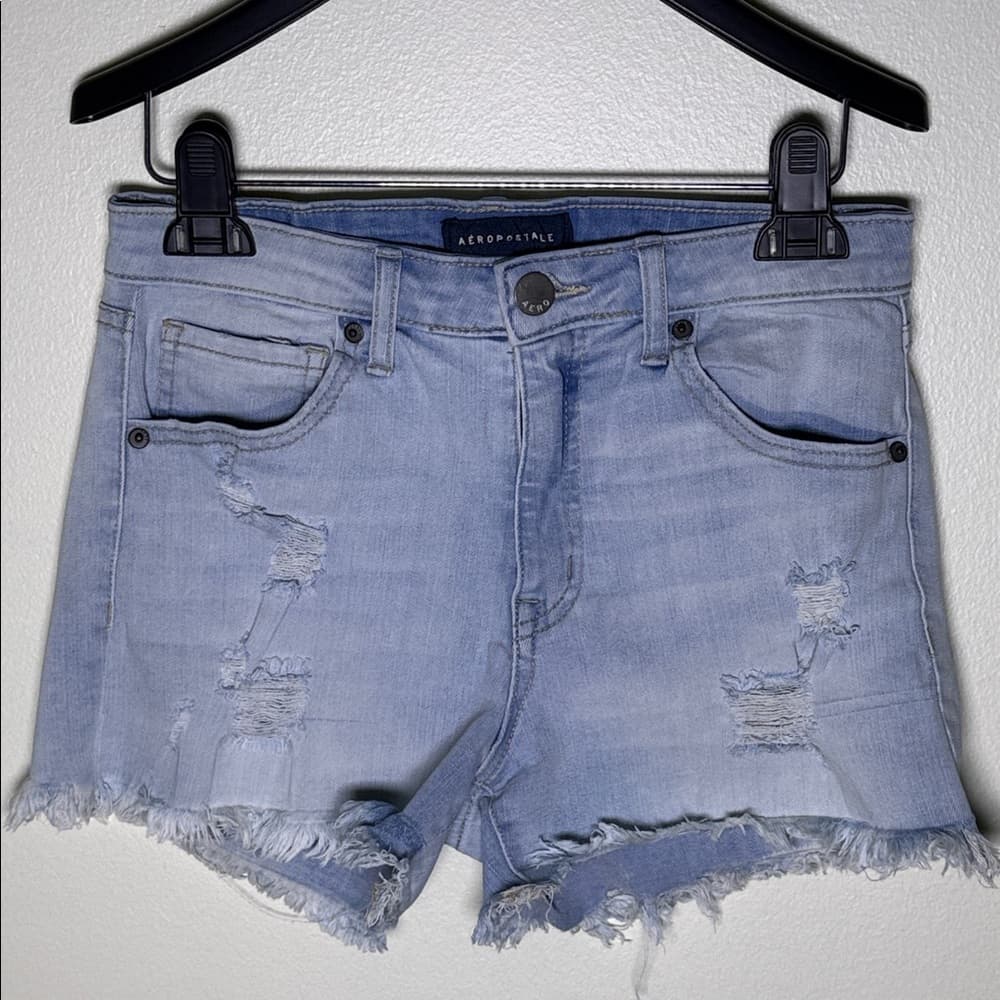 Stretchy jean shorts