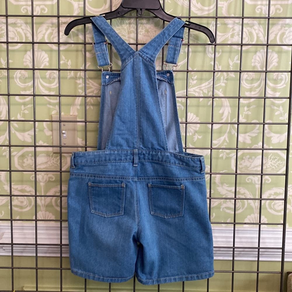 Old Navy jean overall shorts