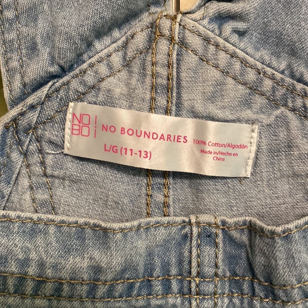Jean overall shorts