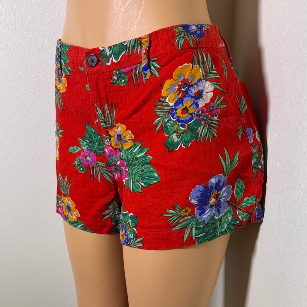 Old Navy Floral Tropical Shorts – Size 12 - Waist 17.5"
