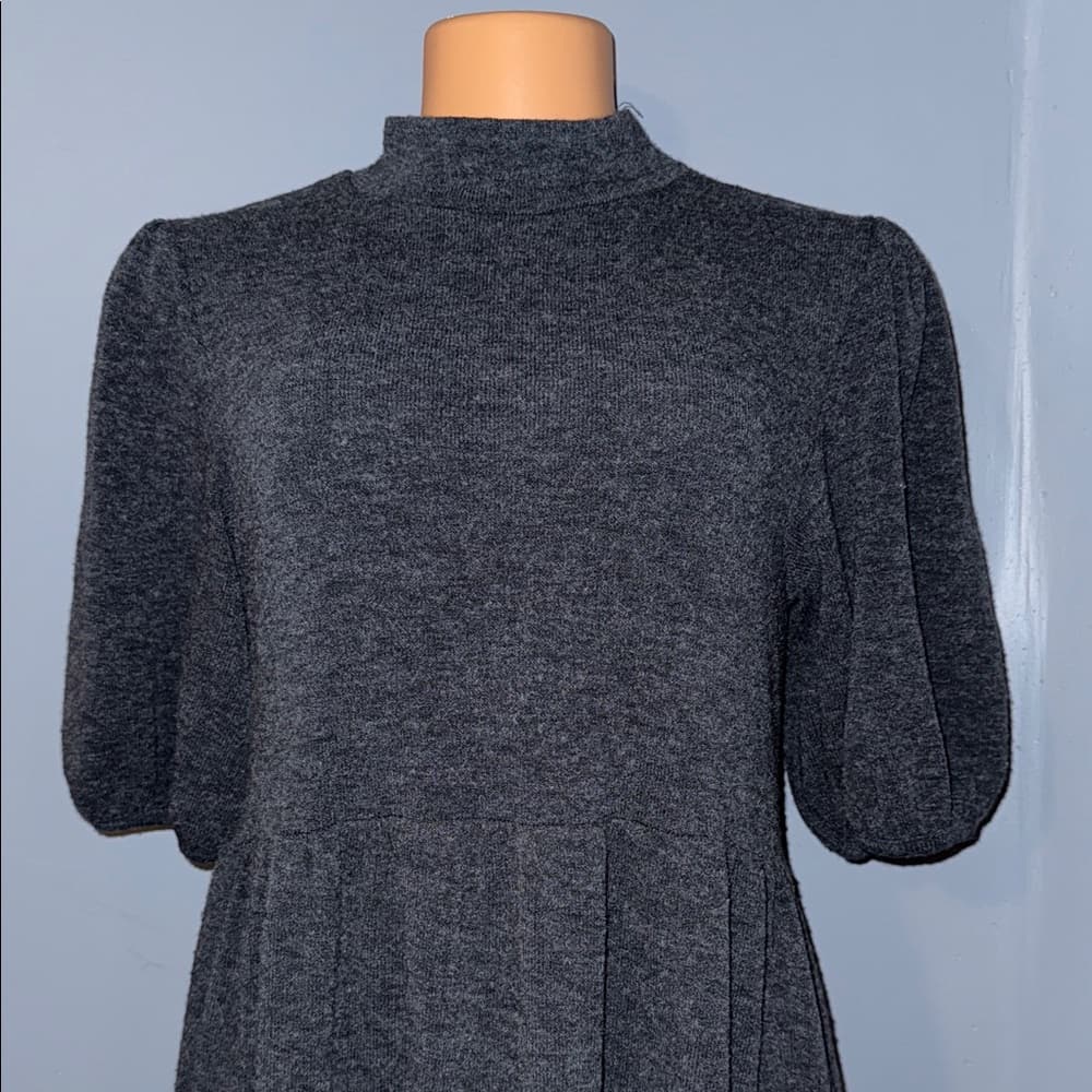 Zara Puff Sleeve Midi Dress - Size Small