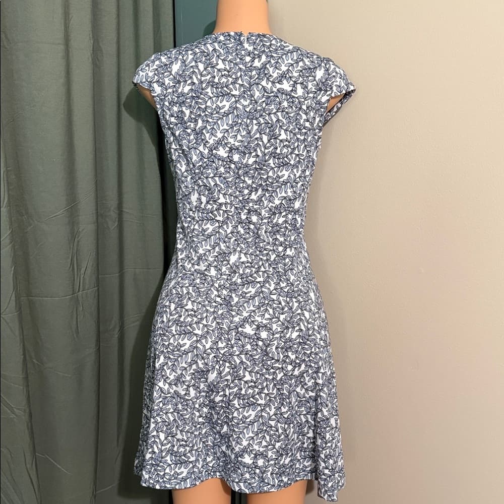 Ann Taylor Navy Floral Dress