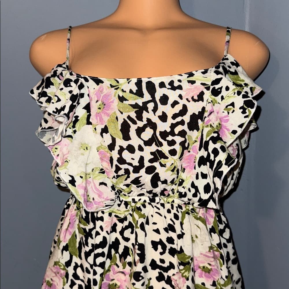 Rue 21 Floral & Animal Print Dress - Size small