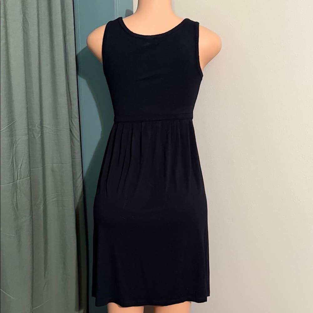 Mercer & Madison Black Sleeveless Mini Dress