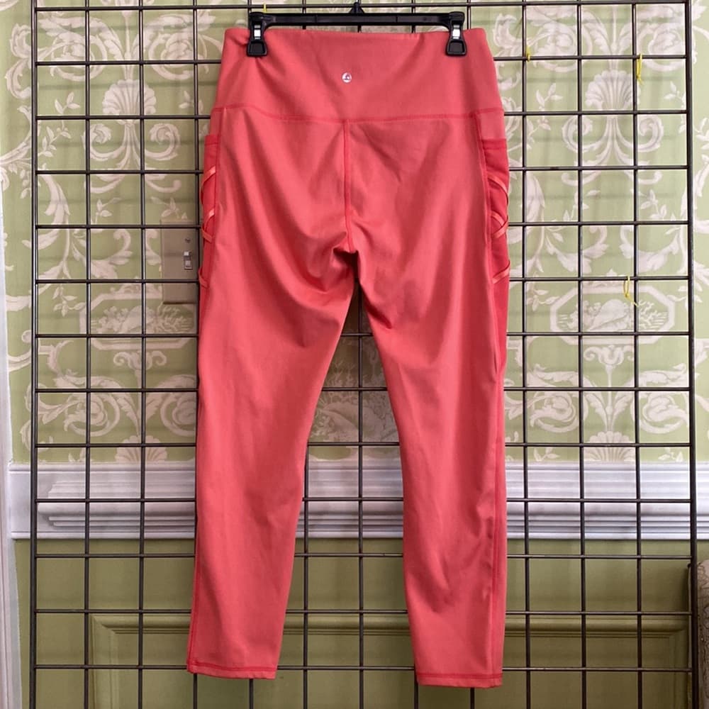 Coral colored leggings