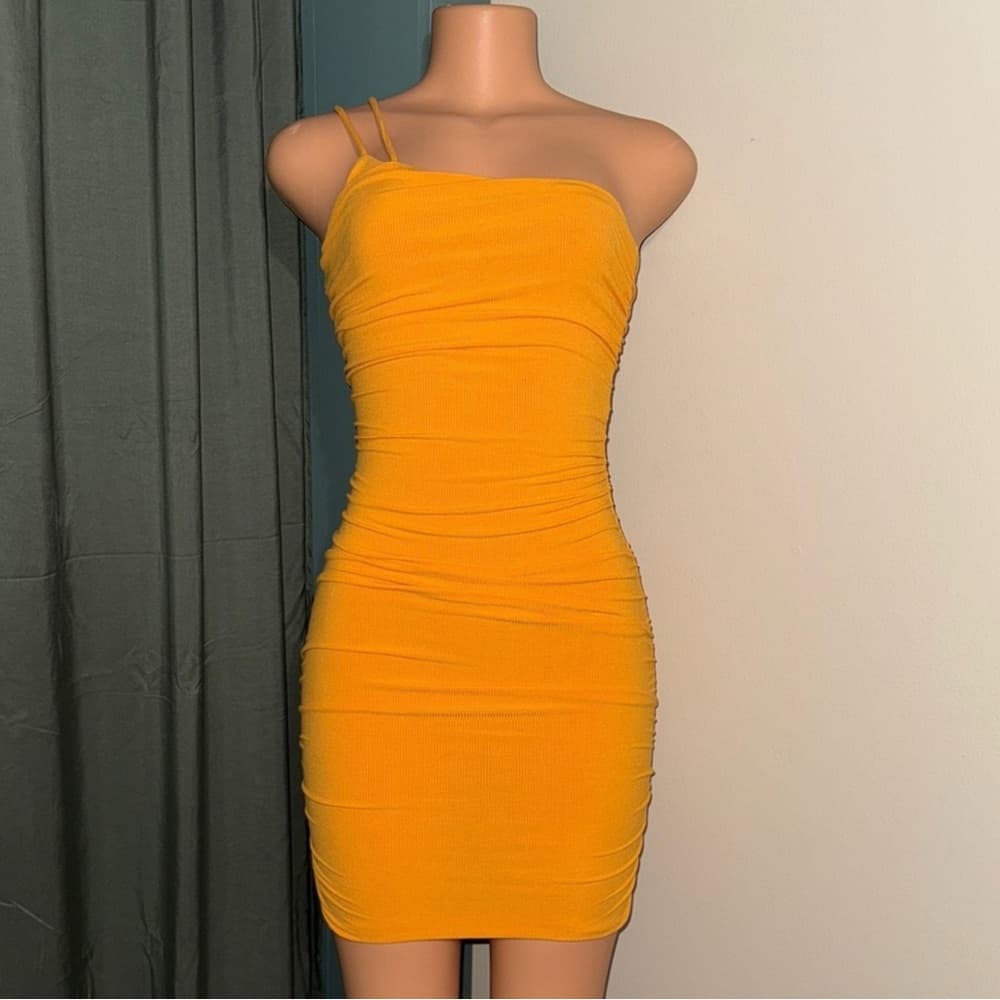 Princess Polly Yellow Mini Dress - Size 2