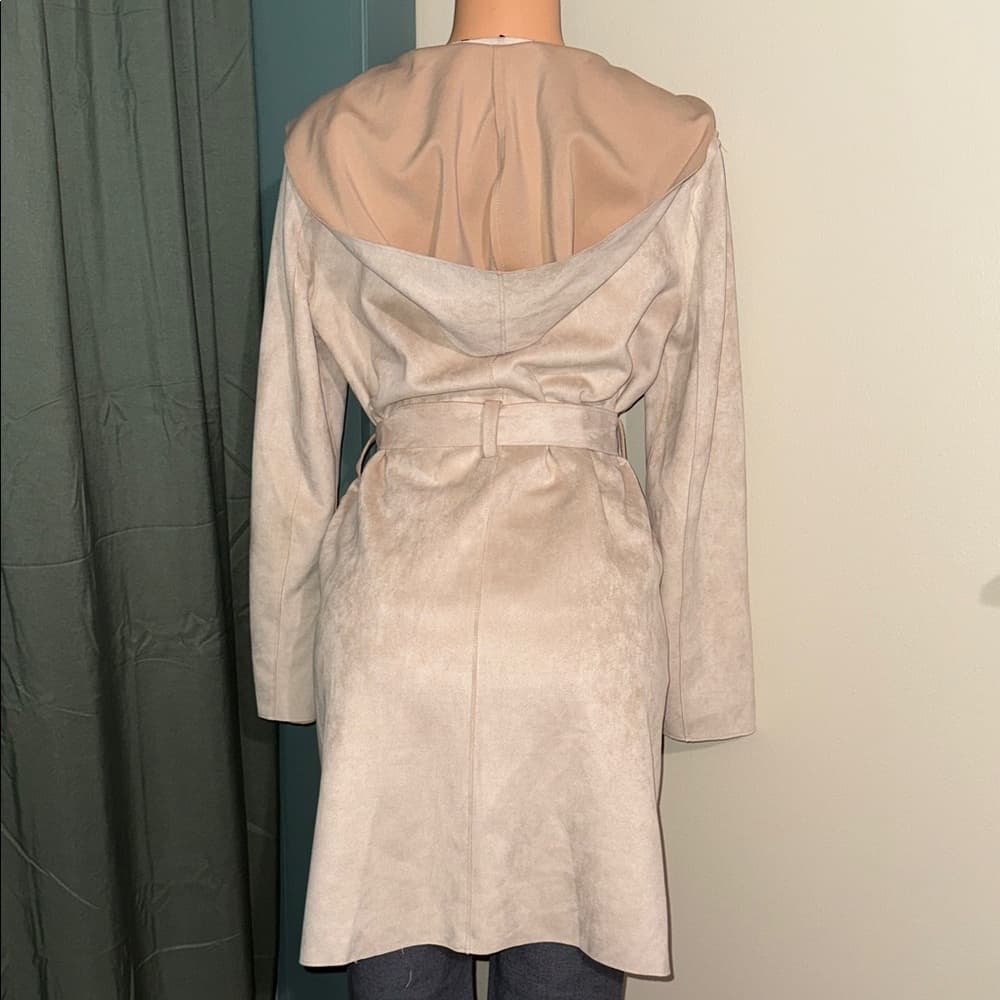 Forever 21 Cream Trench Coat