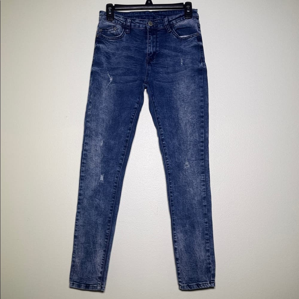 Bamboo acid washed jeans