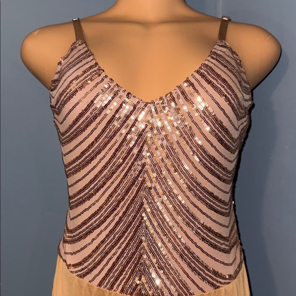 Fashion Nova Sequined One-Piece Bodysuit - Size Medium