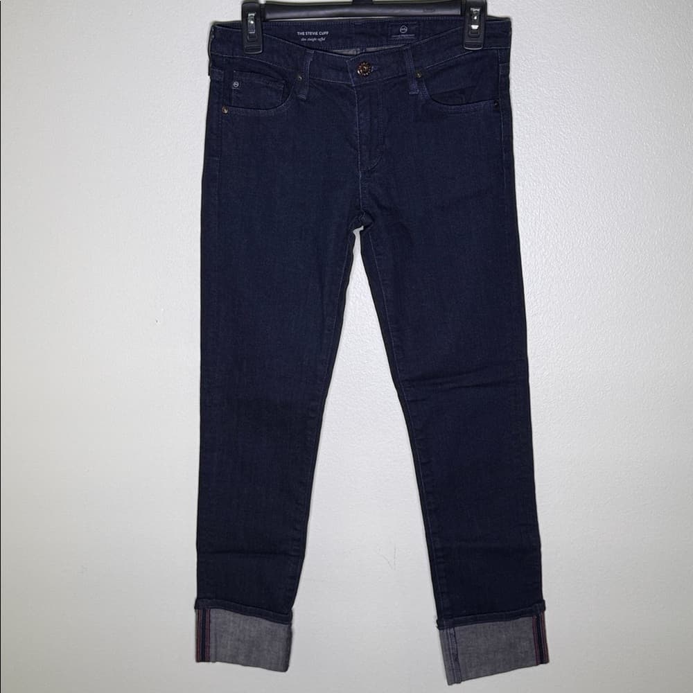 The Stevie Cuff Jeans - Slim Straight Cuff