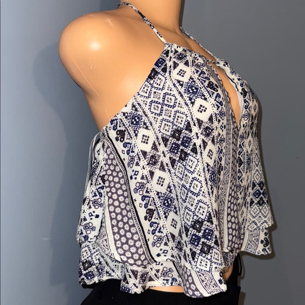 Olivaceous Halter Top - Size Medium