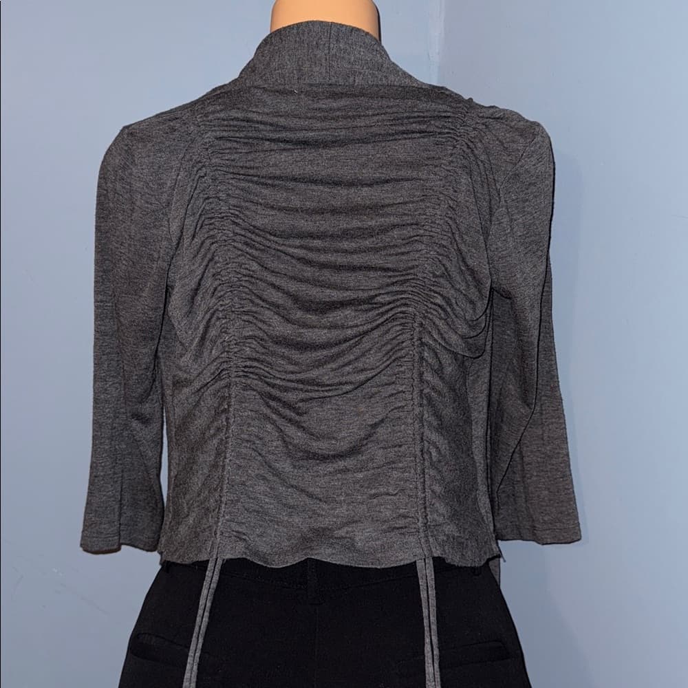 Candies Draped Front Cardigan - Size Medium