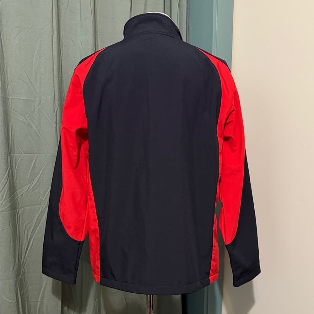 Sport-Tek Black and Red Windbreaker