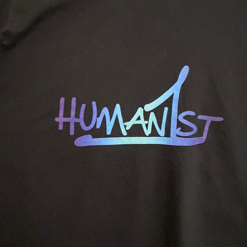 Humanist black t-shirt