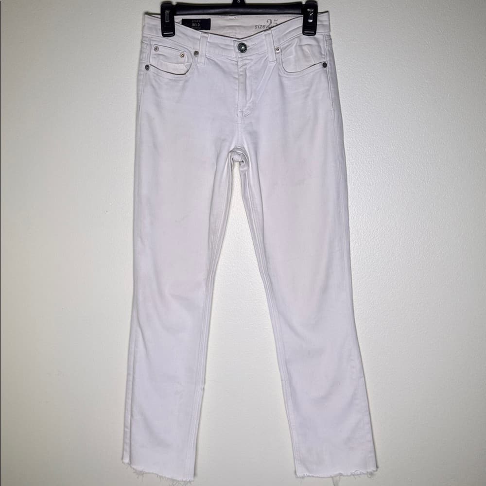 J. Crew white denim jeans
