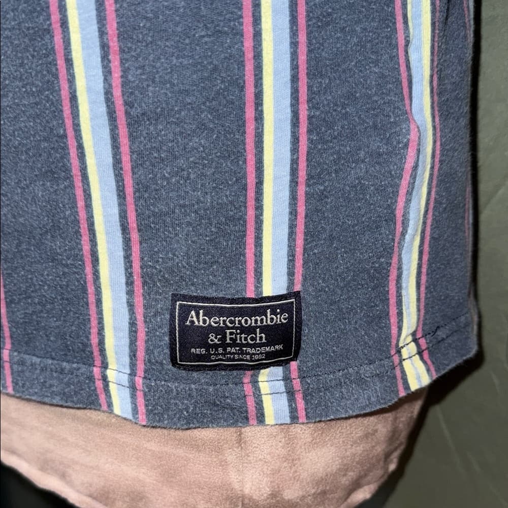 Abercrombie & Fitch Multicolor Striped Tee