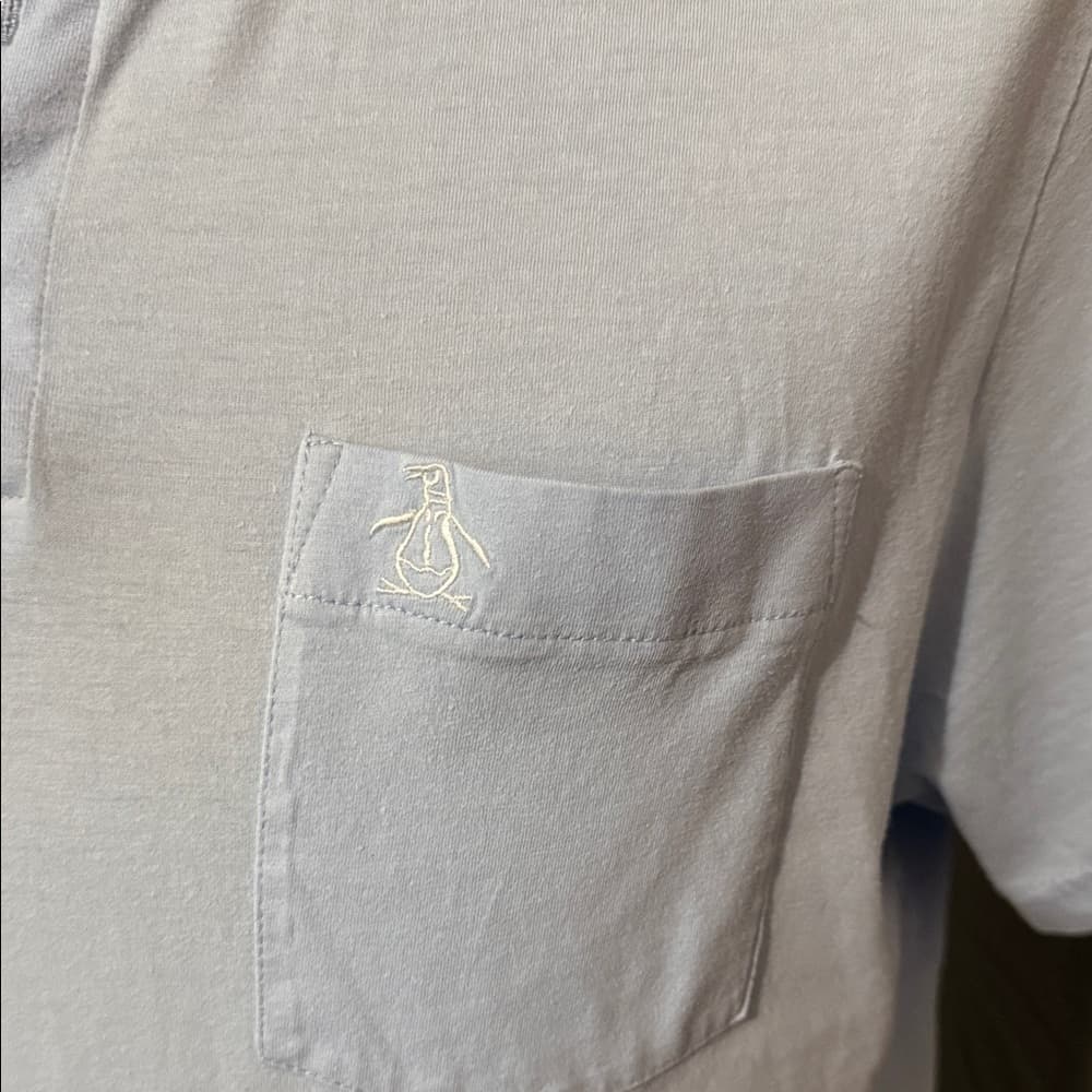 Light Blue Original Penguin Polo Shirt