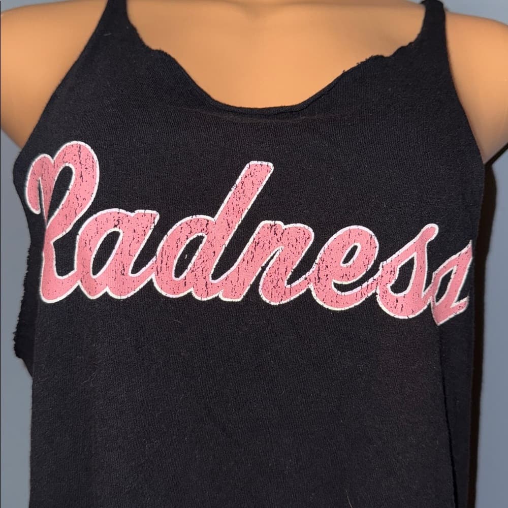 Forever 21 "Radness" Fringe Tank Top - Size Small