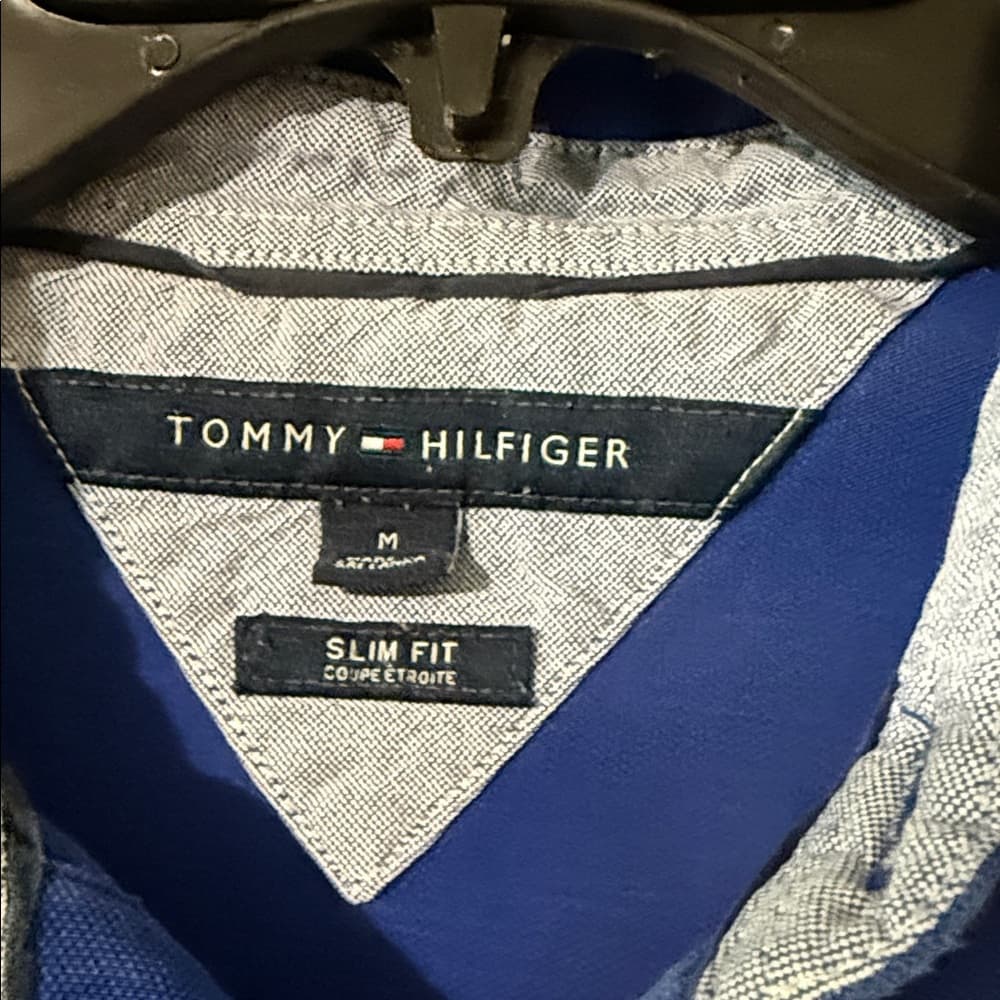 Tommy Hilfiger Men's Royal Blue Polo Shirt