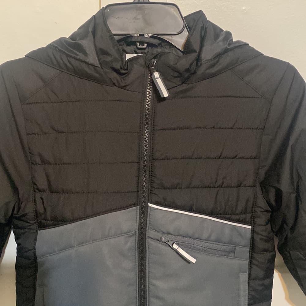 Falls Creek grey/black puffer jacket