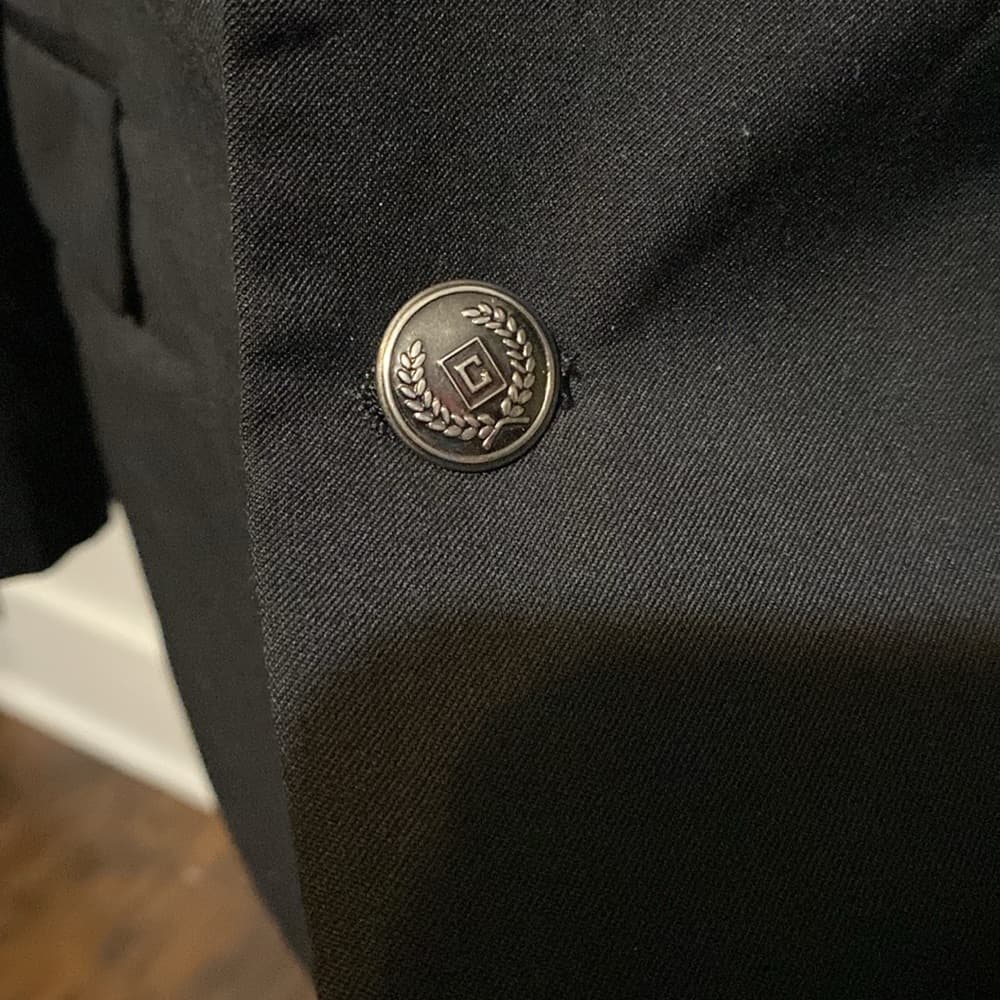 Men’s black suit blazer
