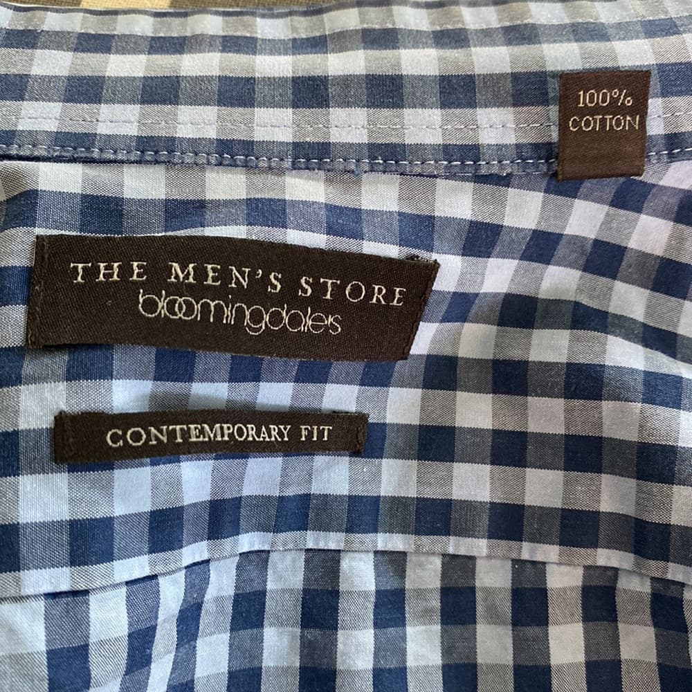 The Men’s Store Bloomingdales button down dress shirt
