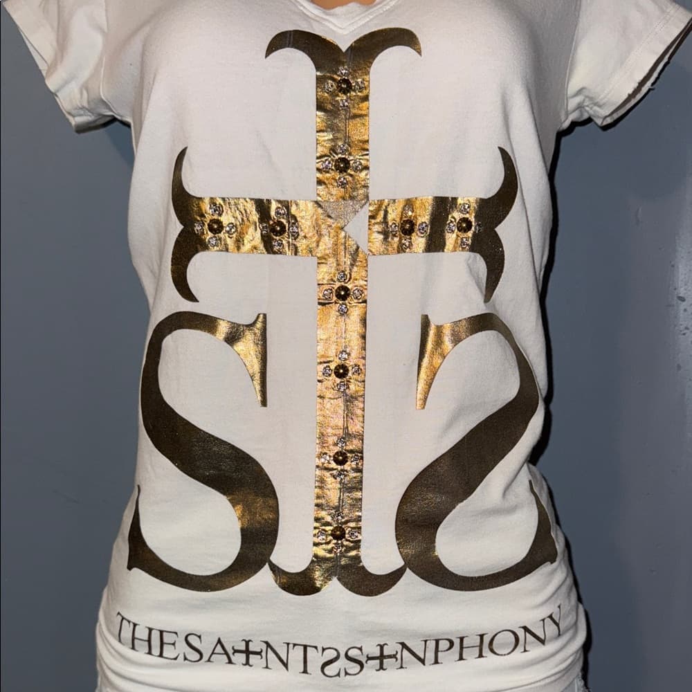 The Saints Sinphony Graphic Tee - Size Small