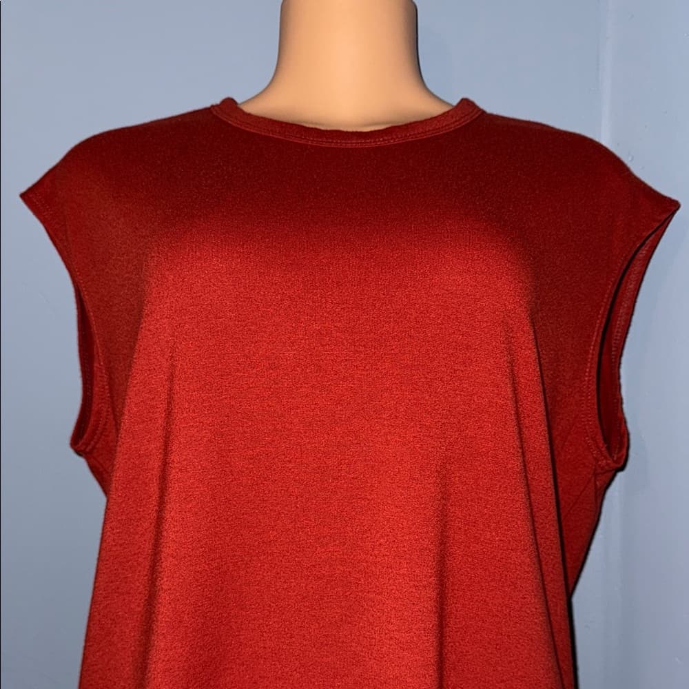 Azules Rich Dark Orange Top - Size medium