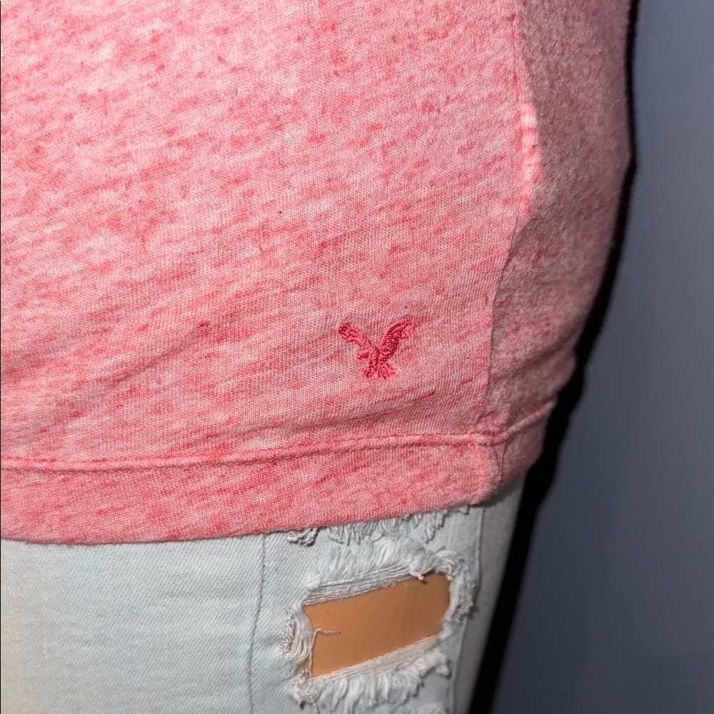 American Eagle Outfitters Casual Pink Women's Top - Size Small/Petite