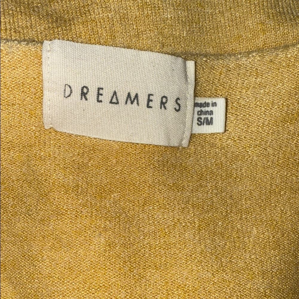 Dreamers V-Neck Sweater in Soft Yellow