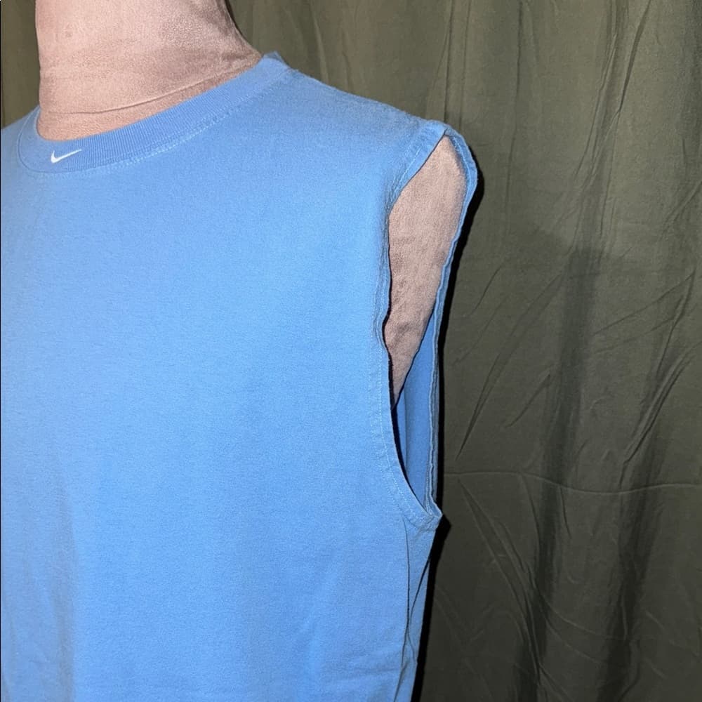 Nike Men's Light Blue Basketball Tank Top