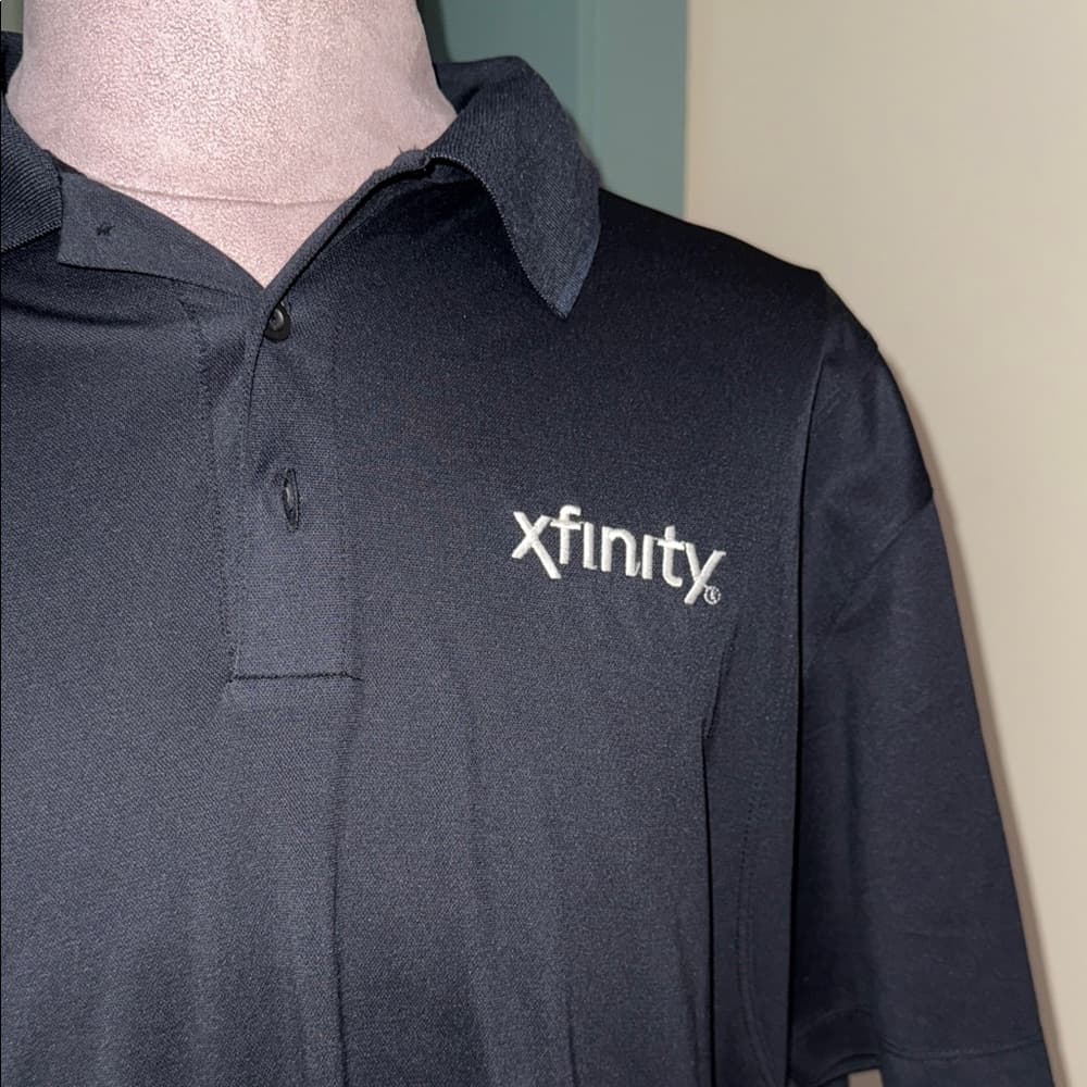 Xfinity Logo Men's Black Polo Shirt