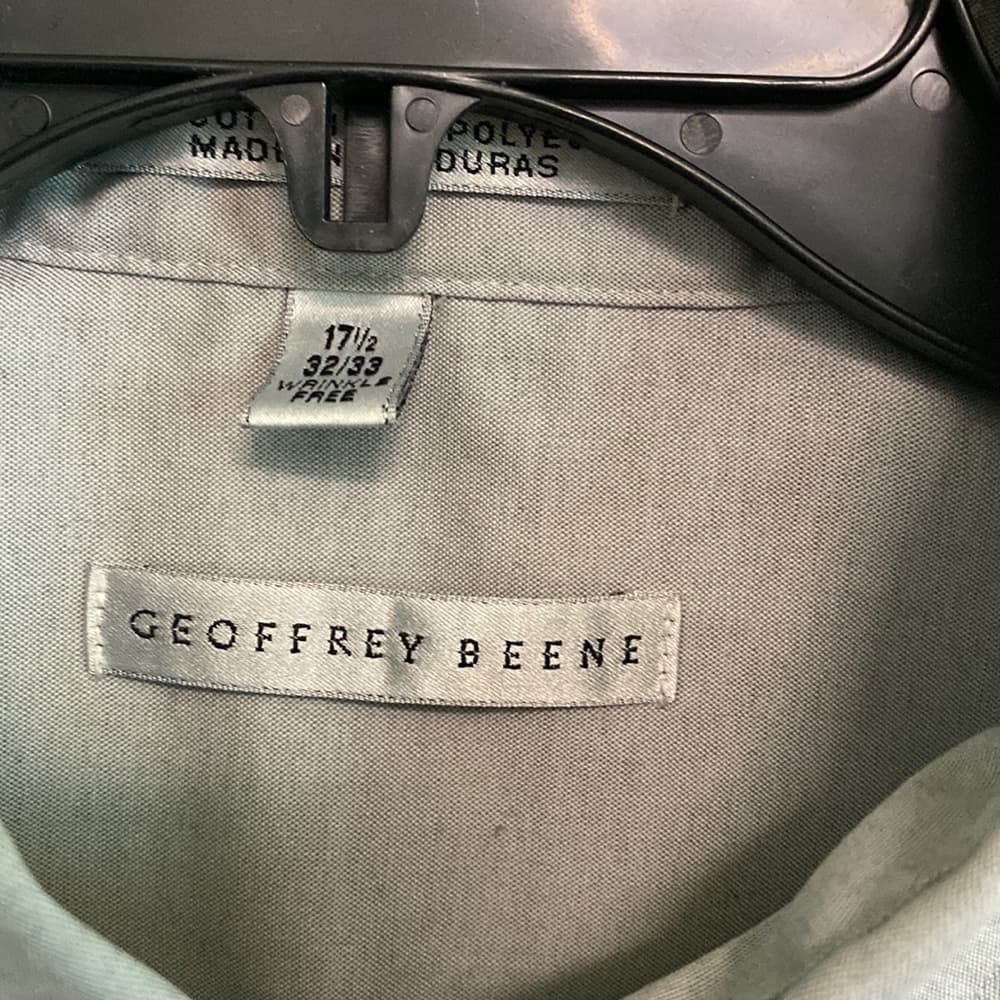 Gray Geoffrey Beene Men’s Button Down