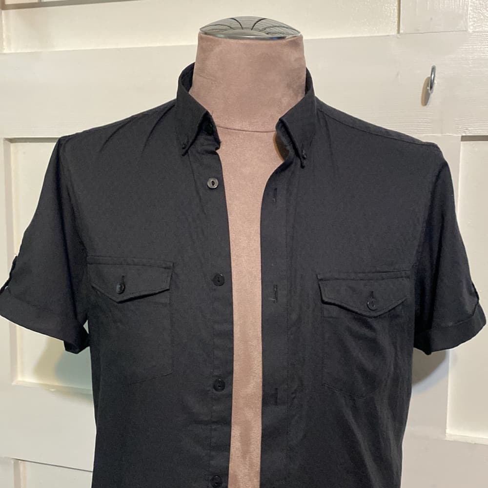 Calvin Klein short sleeve button down shirt