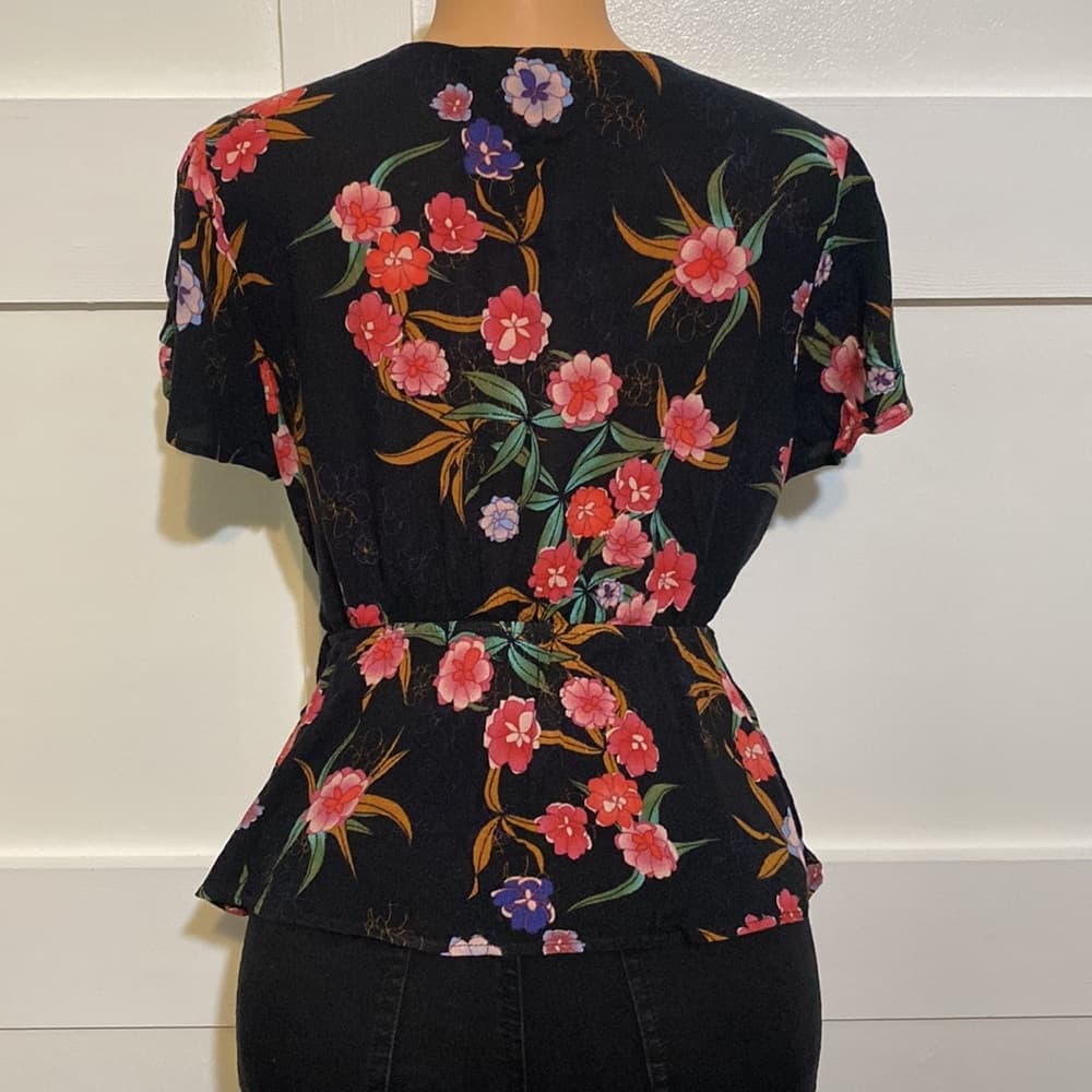 Elodie Front Wrap Blouse