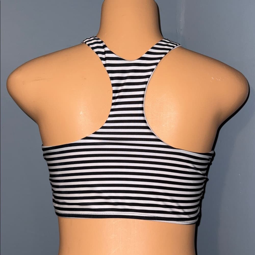 NWT American Apparel Striped Crop Top - Size S
