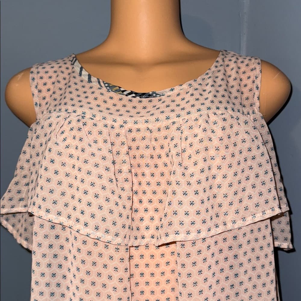 *Rokoko by Dazz Polka Dot Sleeveless Top - Size Medium