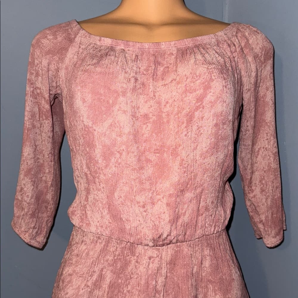 Blue Blush Mauve Romper - Size Large